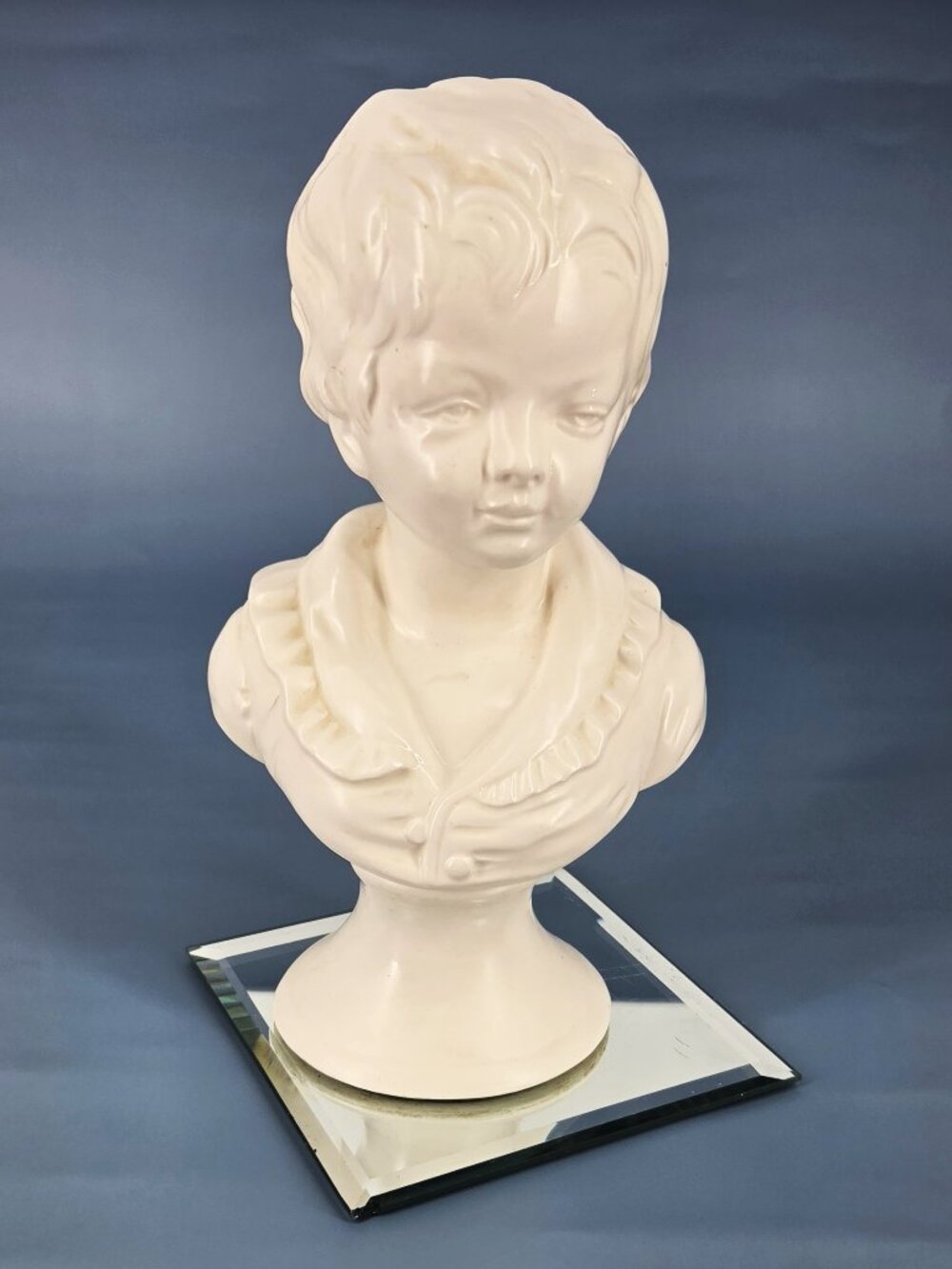 National Potteries VTG Porcelain Parianware Bust Alexander Brongniart French